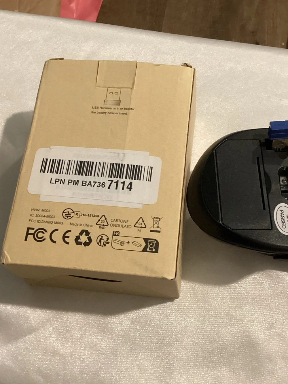TECKNET Cordless Mouse in Purple
